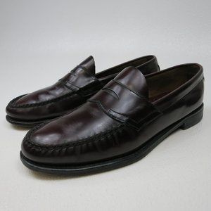 G. H. Bass Strap Leather Penny Loafers Footwear Men's Shoes 12 C